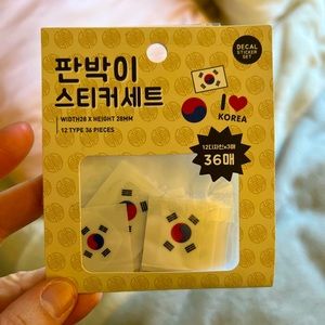 Korean flag stickers